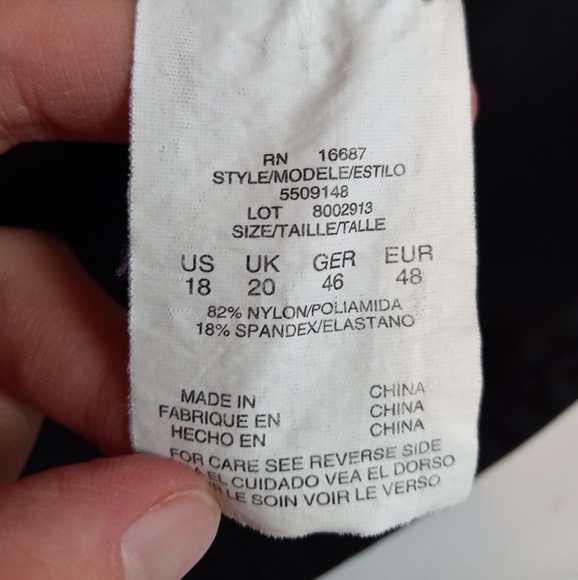 Paradise Bay Tankini And Skirt Swim Set Womens Sz 18 - Picture 10 of 10